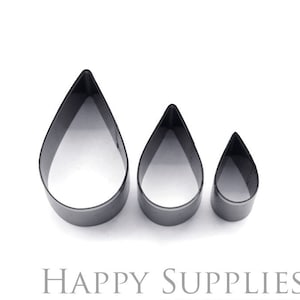 10mm-100mm Teardrop Leather Cutting Die Earring / Leather Die Cut Mold / Leather Oorbellen Die Cutter / Polymer Clay Cutters