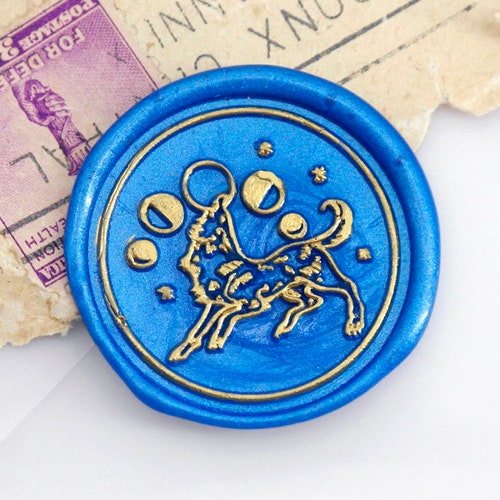 1pc Wolf Wax Seal Stamp Wolf Head Wildlife Animal Patterns Sealing Wax Stamps 25mm Brass Seals Head Replacement Great Envelopes Invitations Wine Pack