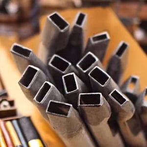 3 mm-39 mm Rechteck Locher/ Hole Maker für Lederhandwerk/Lederwerkzeug-Lochstanzer-Handwerk/Lederhandwerk Werkzeuge/beständiges Stahl-Leder-Werkzeug