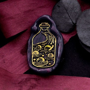 Wax Seal Stamp - 1 Stk. Treibflasche Galaxy Universe Metallstempel / Hochzeitsstempel / Siegelstempel /Siegelstempel (WS999)