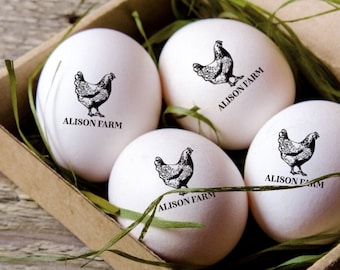 Egg Stamp, Custom Egg Stamp, Custom Egg Carton Stamp, Fresh Egg Stamp, Chicken Coop Egg Stamp, Personalized Egg Stamp, Rubber Stamp