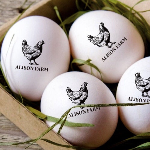 Egg Carton Stamp FDA Label Safe Handling Egg Stickers Etsy