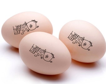 Egg Stamp, Custom Egg Stamp, Custom Egg Carton Stamp, Fresh Egg Stamp, Chicken Coop Egg Stamp, Personalized Egg Stamp, Rubber Stamp