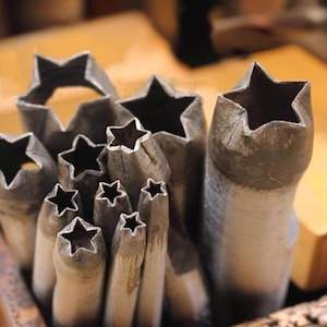 4mm-30mm Star Hole Puncher/ Hole Maker for Leather Crafts/ Leather Tool-Hole Punch-Craft /Leather Craft Tool/Durable Steel Leather Tool