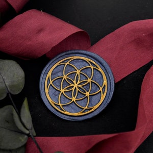 Wax Seal Stamp - 1pcs The Seed of Life Pattern Metal Stamp / Wedding Wax Seal Stamp / Sealing Wax Stamp (WS374)