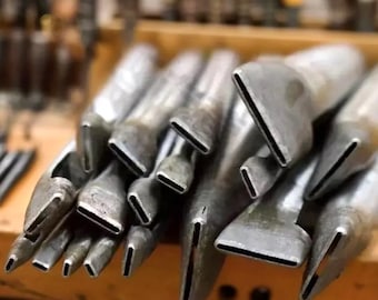 3mm-20mm(1mm width) drilling bit/Flat Hole Puncher/Hole Maker for Leather Crafts/Leather Tool-Hole Punch-Craft /Durable Steel Leather Tool