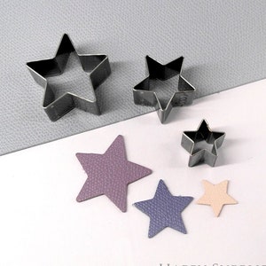 10mm-100mm Star Leather Cutting Die Earring / Leather Die Cut Mold / Leather Earrings Die Cutter / Polymer Clay Cutters