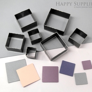 10-100mm Quadratische Leder Schneideform / Leder stanzform / Leder Ohrringe Stanzform / Polymer Clay Cutter