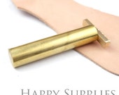 Custom Leather Stamp Custom Brass Emboss Stamp Personalized Leather Metal Stamp Cold Press Brass Handle Veg-tan Leather Hammer Stamp
