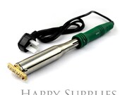 Large Custom Brand Iron Custom Leather Stamp Brass Emboss Stamp Wood Metal Stamp 300W Soldering Iron Short Handle for Cold Press