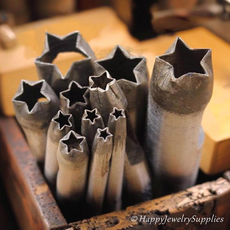 4mm-30mm Star Hole Puncher/ Hole Maker for Leather Crafts/ Leather Tool-Hole Punch-Craft /Leather Craft Tool/Durable Steel Leather Tool image 1