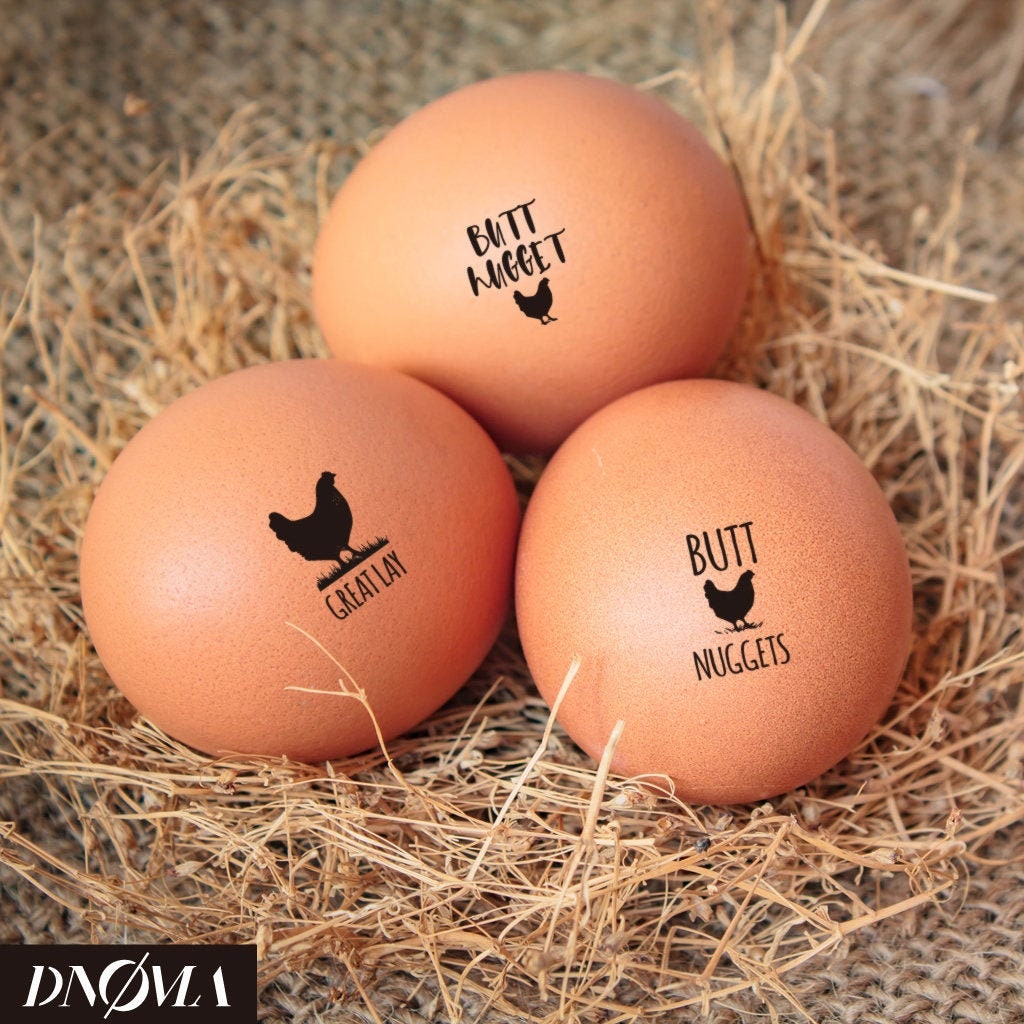 Egg Stamps for Fresh Eggs Personalized Chicken Egg Stamp with Unique  Designs Custom Egg Marking for Farm Chicken Coop Branding Gift Giving -  Design