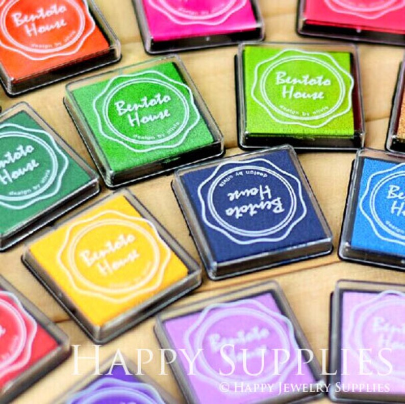 Set of 20 Colors Rubber stamp Ink pad for DIY scrapbook Etsy