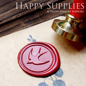 Sello de sello de cera - 1pcs Swallow Metal Stamp / Wedding Wax Seal Stamp / Sealing Wax Stamp (WS106)