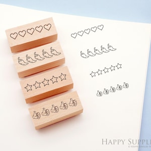 2stk 5 Sterne Bewertung Stempel, Buch Bewertung Stempel, Food Bewertung Stempel, Check Box Stempel, Checkliste Planer Stempel, Stempel Stempel, Scrapbooking Stempel
