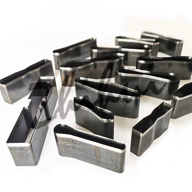 Zipper Punch Set of 15pcs Zipper Holder Leather Cutting Die Earring Clicker Steel Leather Die Cut Mold Leather Die Cutter