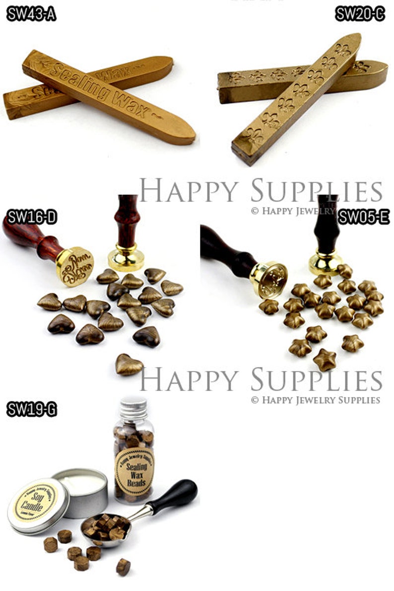 Bronze Metallic Sealing Wax Stick  Sealing Wax Bead for Wax Seal Stamp