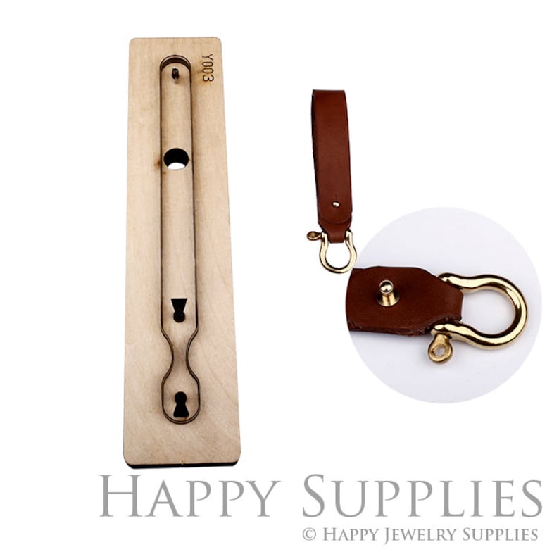 Keychain Leather Cutting Die / Keyring Steel Leather Die Cut Etsy