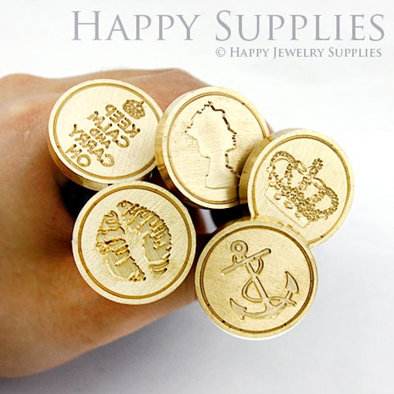 Custom Wax Seal Stamp / Personalized Sealing Wax Stamp / Custom Family  Crest Wax Stamp Wedding Wax Stamp / Logo Metal Stamp WS001 