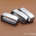 2pcs Stainless Steel Belt Loop Leather Belt Keepers Belt Fastener ...