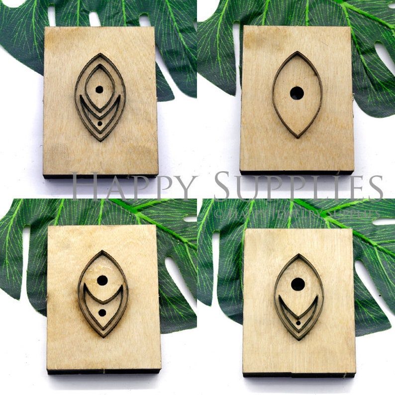 Fusiform Leather Cutting Die Steel Rule Metal Die Cutter Leather Die Cut Mold Leather Punch Crafts Kraft Tool