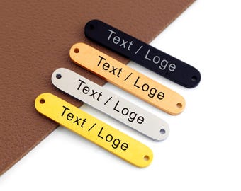 Etiquetas metálicas personalizadas para ropa, etiquetas grabadas con láser, etiquetas metálicas para bolsos, etiquetas de ropa personalizadas, etiquetas de ropa, etiquetas grabadas de acero inoxidable