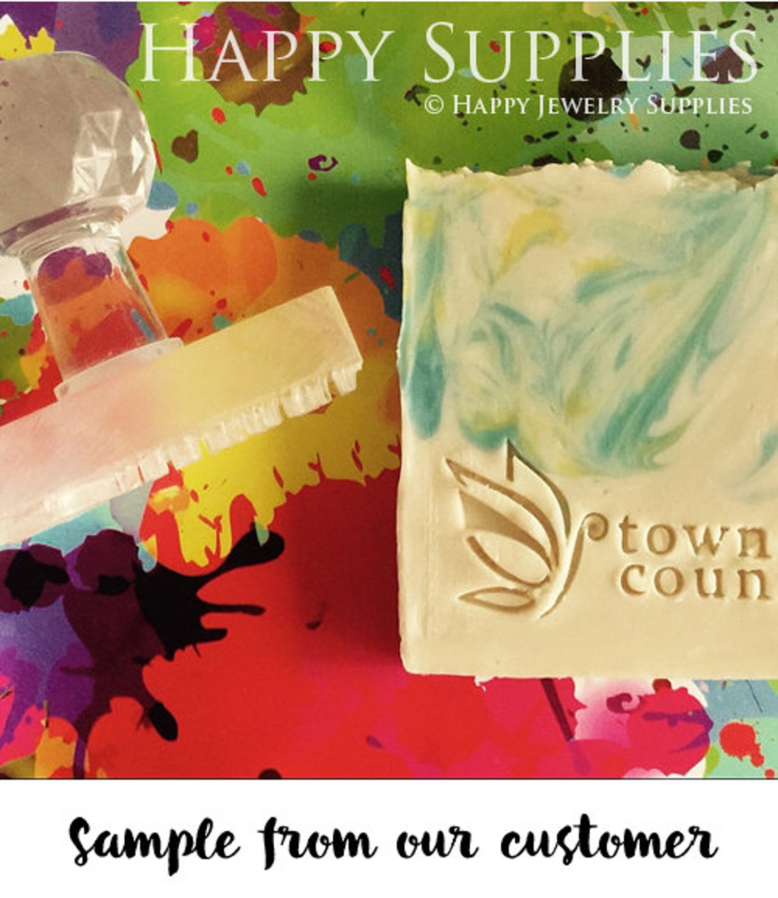 Custom Soap Stamp / Custom Soap Mold / Soap Package / Handmade Etsy