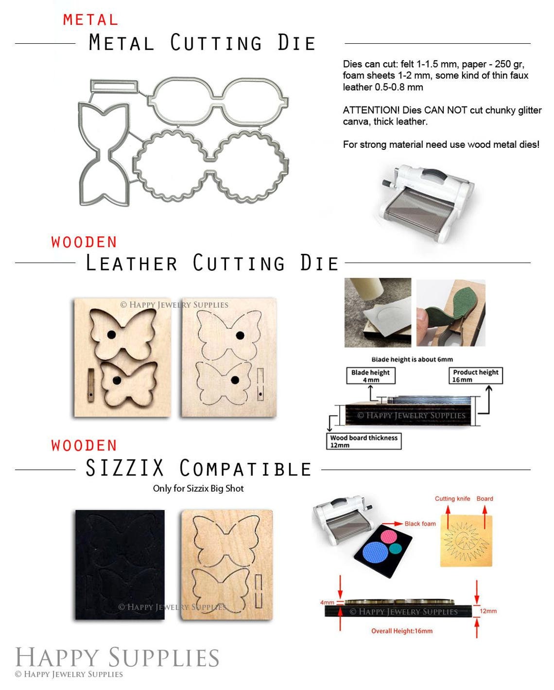Leather Metal Cutting Dies DIY Leather Cutting Die Cut For DIY