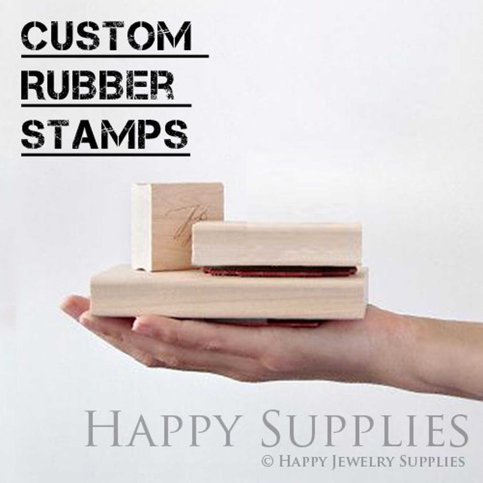 Custom Rubber Stamps Custom Business Logo Stamp Custom Etsy