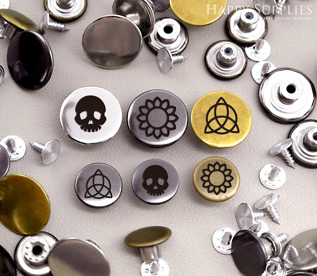 Custom Brand Logo, Custom Jeans Jackets Button, Jeans Rivet, Metal Tack ...