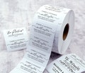 Address Labels ROLLS, Return Address Labels Roll, Custom Guest Address Shipping Labels, Personalized Address Label Stickers, Envelope labels