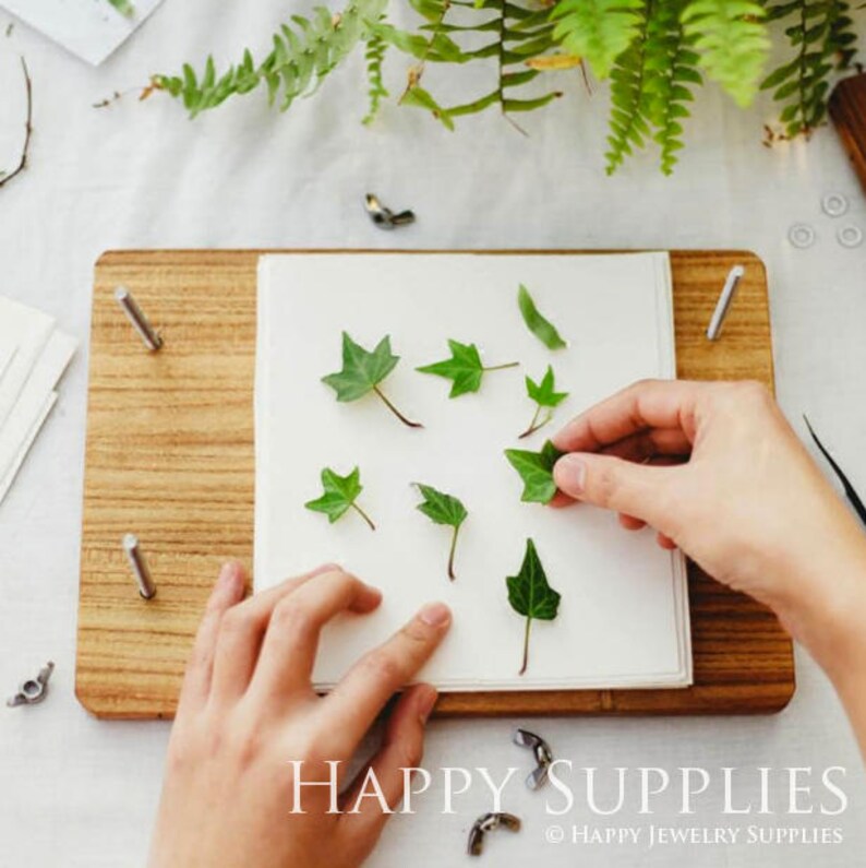 Flower Press Kit / Custom DIY Dry Plant Tools / Personalized Etsy