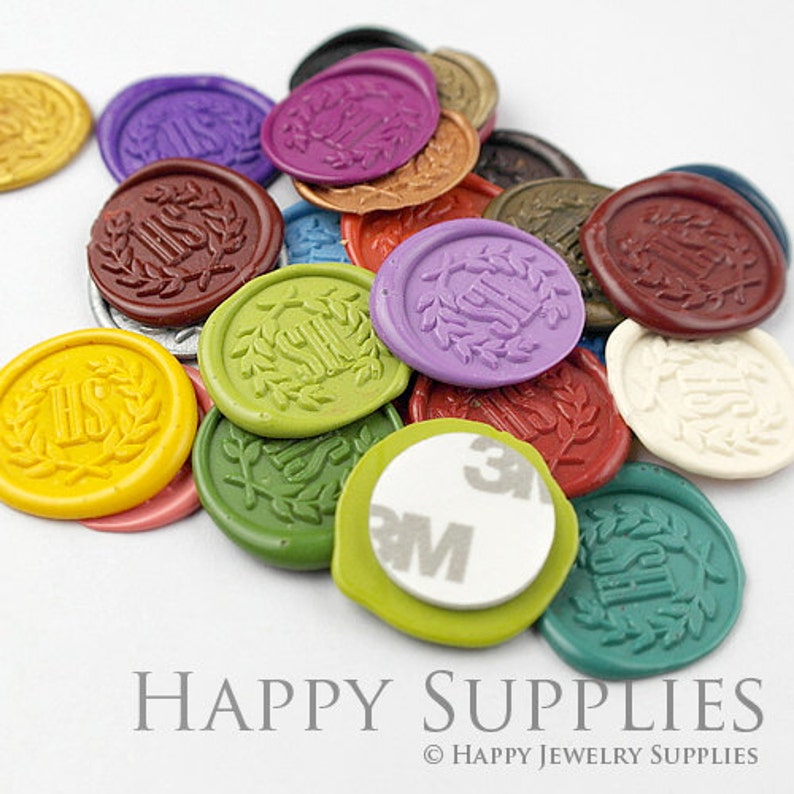 Wax Seal Sticker / Custom Self Adhesive Wax Seal Stickers / Etsy