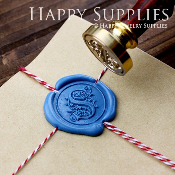 Custom Crest Wax Seal Stamps with Family, Business Logos - No.13