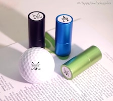 Custom Golf Ball Stamp Box, Personalized Golf Stamps, Gift for Golfer, Golf Ball Marker, Golf Accessories, Gifts For Men, Fathers Day Gift