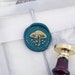 Wax Seal Stamp - 1pcs 30mm Mushroom Stamp / Wedding Wax Seal Stamp / Sealing Wax Stamp (WS705) - 27BT 