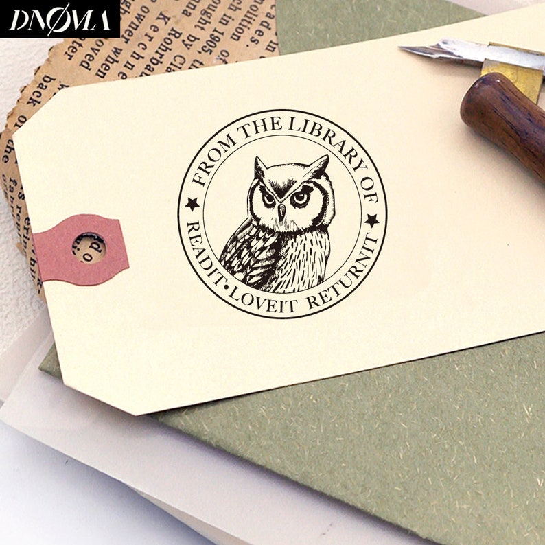 Library Stamp Personalized Book Stamp Personalized Teacher Etsy