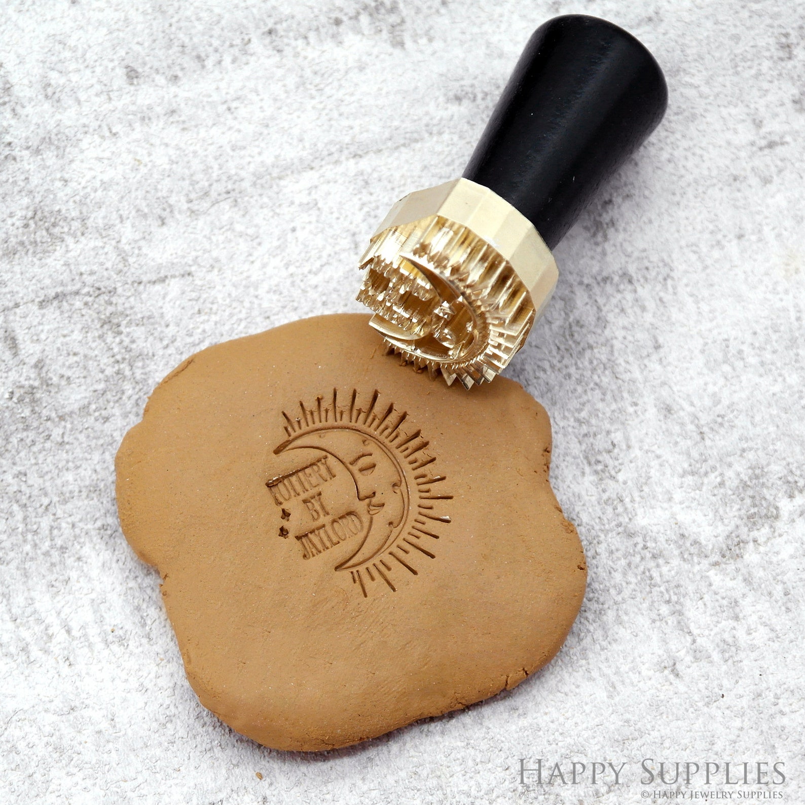 Custom Pottery Stamp, Custom Clay Stamp, Initial Ceramic Stamp, Custom