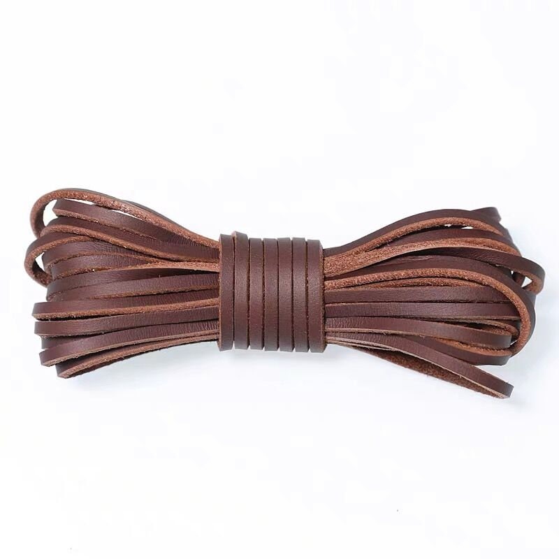 Cuerda de cuero curtido vegetal 3 mm 5 metros / Cuerda de trenza de cuero /  Correa de cuero genuino / Artesanía de cuero / Suministros de cuero -   México