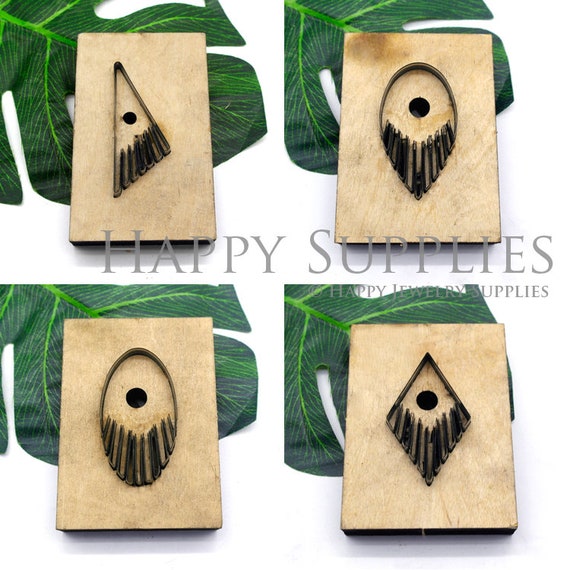 Fusiform Leather Cutting Die Steel Rule Metal Die Cutter Leather Die Cut Mold Leather Punch Crafts Kraft Tool