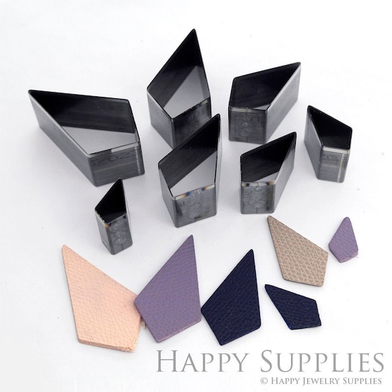 20-55mm Geometrical Irregular Leather Cutting Die Earring / Leather Die Cut Mold / Leather Earrings Die Cutter / Polymer Clay Cutters