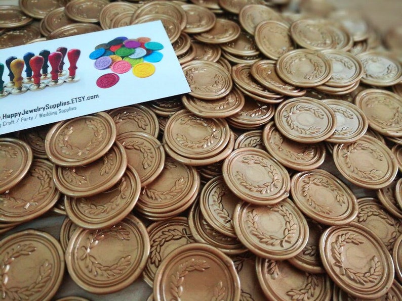 Wax Seal Sticker / Custom Self Adhesive Wax Seal Stickers / Etsy