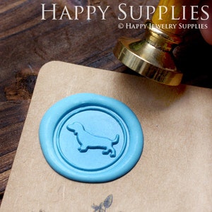 Wax Seal Stamp - 1pcs Dachshund Dog Metal Stamp / Wedding Wax Seal Stamp / Sealing Wax Stamp (WS037)