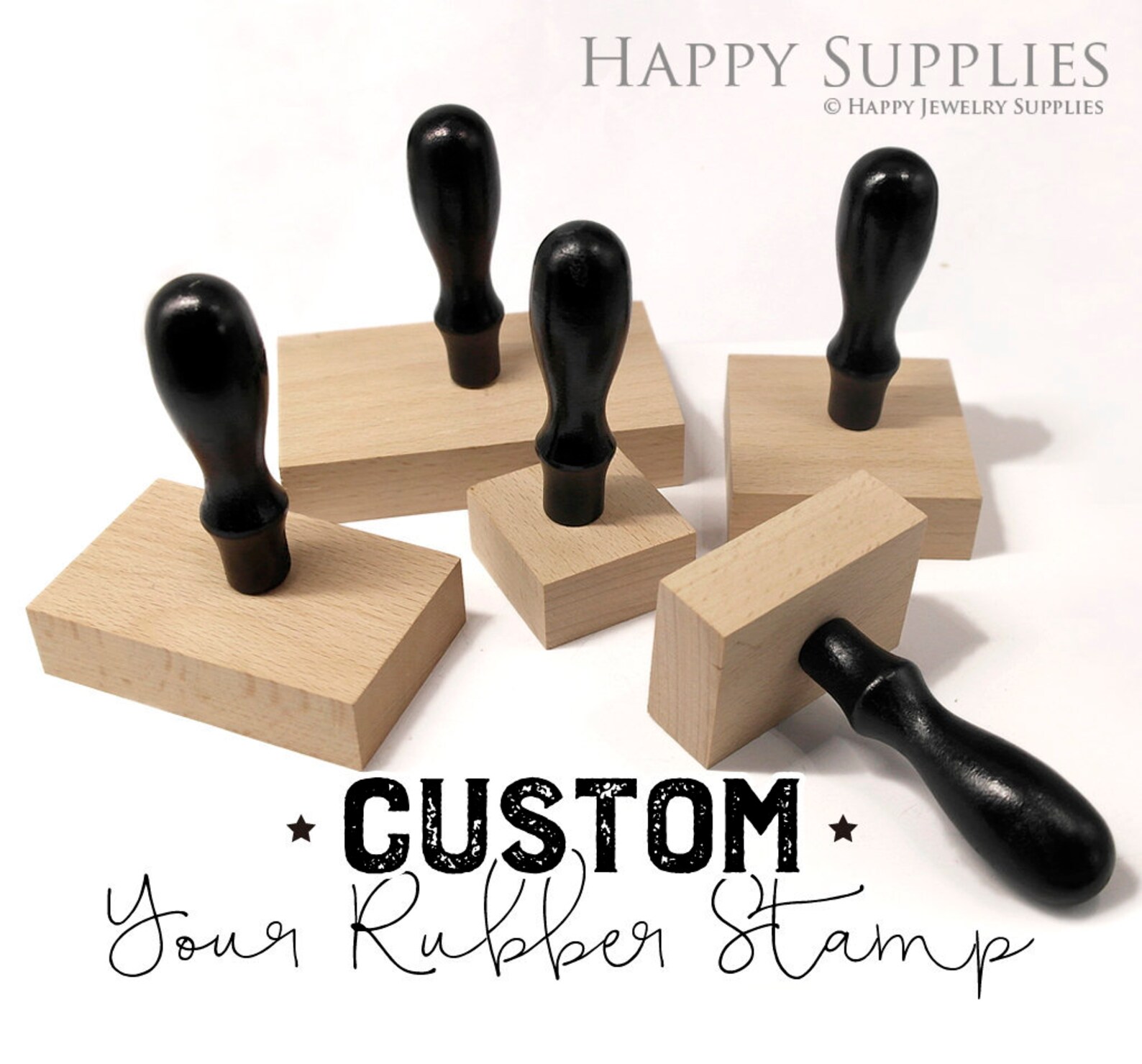 Custom Rubber Stamps Custom Business Logo Stamp Custom Etsy