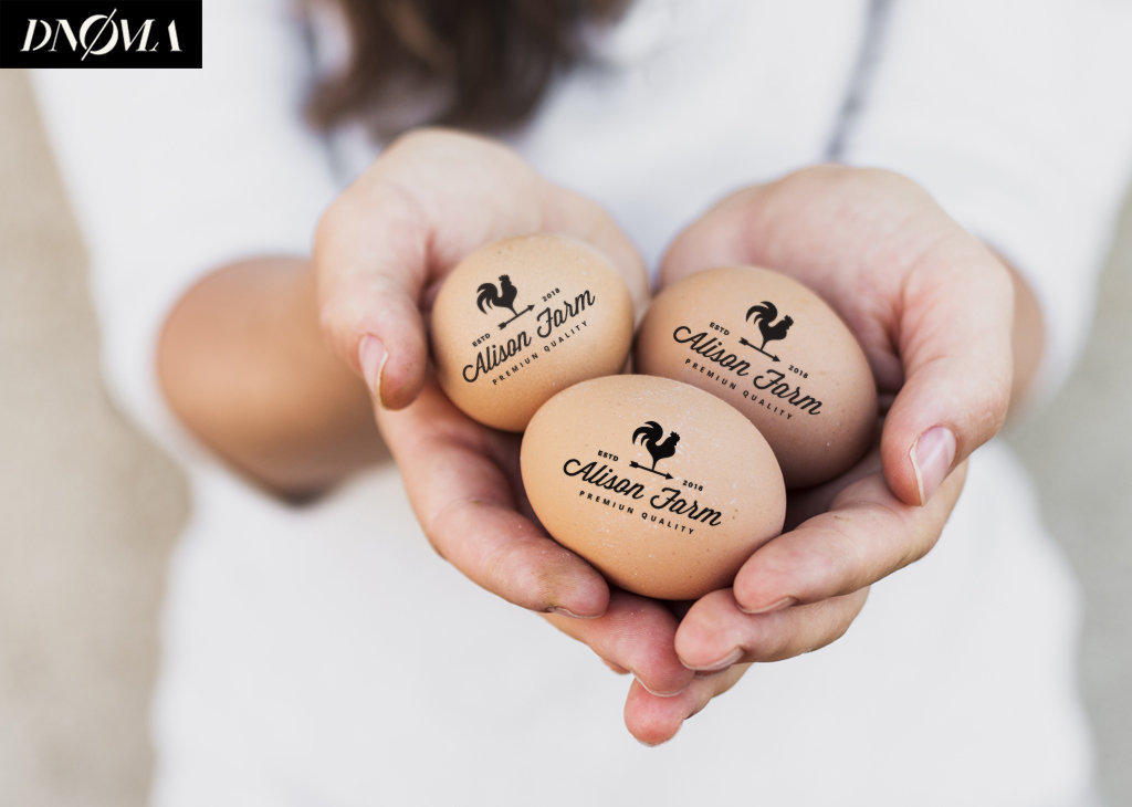 Personalized Rubber Egg Stamp Hen 1/2 Impression Size Personalized Rubber Egg Stamp Hen 1/2 Impression Size