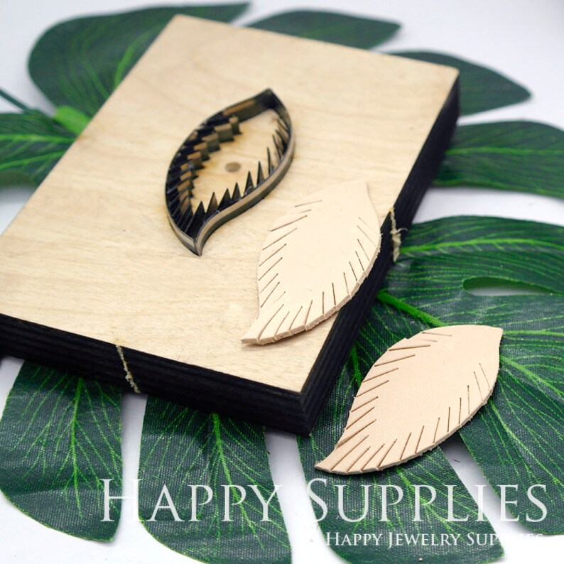 teardrop leather punch