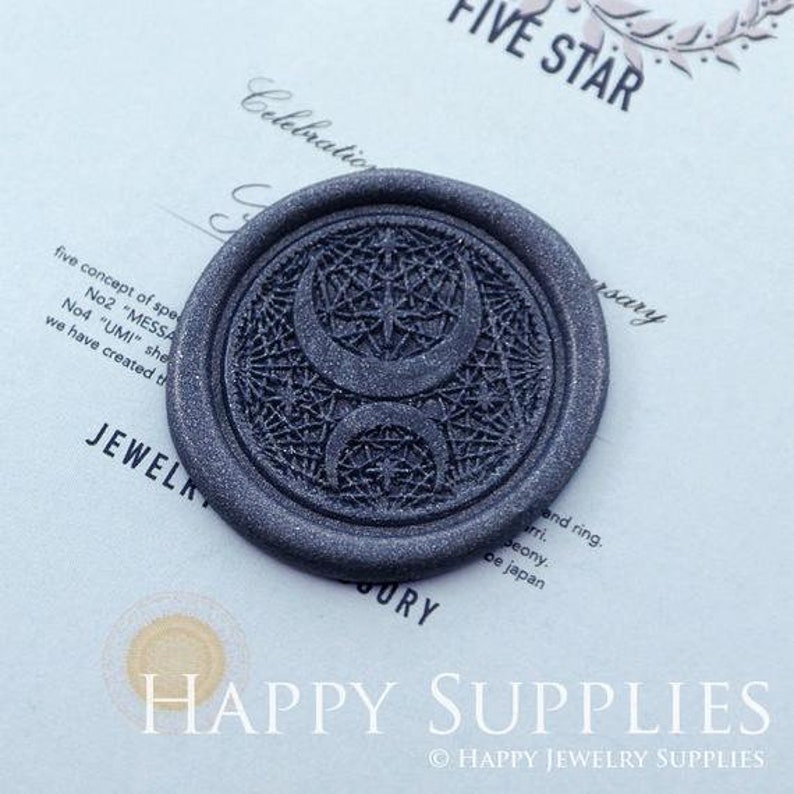 Custom Wax Seal Stamp / Personalized Brand Logo Sealing Wax Stamp / Design Your Own Wax Seal Stamp / Wedding Metal Stamp WS001 image 8
