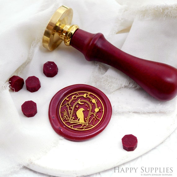 Magic Cat Wax Seal Stamp Custom Wax Stamp Seal Kit Wedding