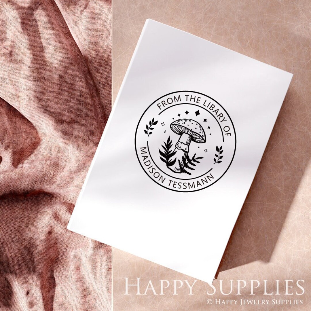 Library Stamp Personalized, Book Stamp Personalized, Teacher Stamp