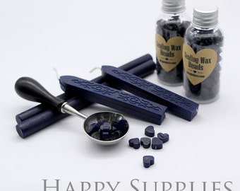 Navy Blue Sealing Wax for Wax Seal Stamp Set